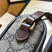 GUCCI | Horsebit 1955 Mini Crossbody Bag In Brown - 5