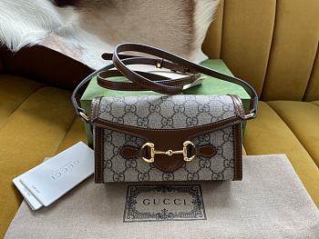 GUCCI | GG Horsebit 1955 Bab In Brown