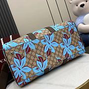 GUCCI | GG Supreme Canvas Beige and dark brown travel bag - 3