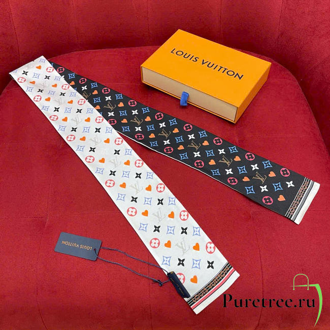 LOUIS VUITTON | Louis Vuitton Silk LV Monogram Scarf - 1