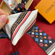 LOUIS VUITTON | Louis Vuitton Silk LV Monogram Scarf - 6