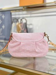 LOUIS VUITTON | Sunset Monogram Denim Bag In Pink - 2