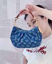 LOUIS VUITTON | Pochette Valley Bag Blue Denim M13571 - 4