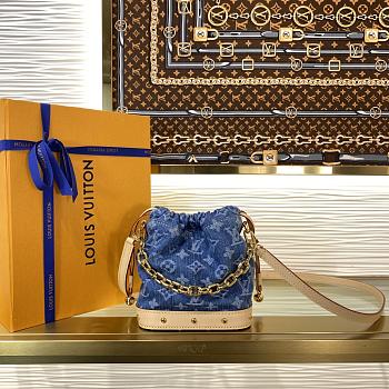 LOUIS VUITTON | Nano Noah Backpack Denim Blue M83043