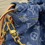 LOUIS VUITTON | Nano Noah Backpack Denim Blue M83043 - 5