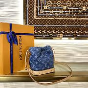LOUIS VUITTON | Nano Noah Backpack Denim Blue M83043 - 4