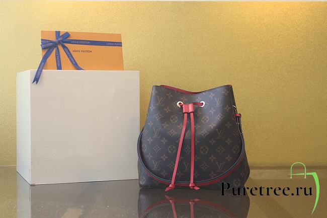 LOUIS VUITTON | NeoNoé MM Bag Coquelicot Red M44021 - 1
