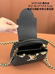 LOUIS VUITTON | Capucines Nano Bag In Black M10166 - 3