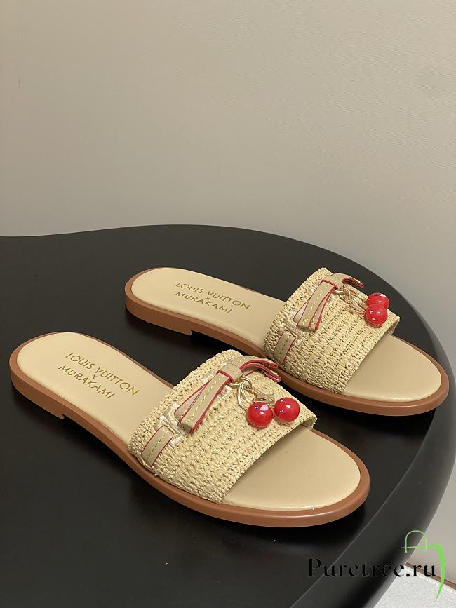 LV X TM Cherry pendant flat sandals 02 - 1
