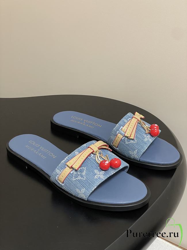 LV X TM Cherry pendant flat sandals 08 - 1