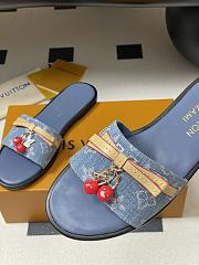 LV X TM Cherry pendant flat sandals 08 - 2