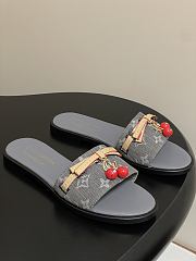 LV X TM Cherry pendant flat sandals 10 - 1