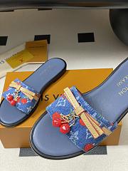 LV X TM Cherry pendant flat sandals 11 - 2