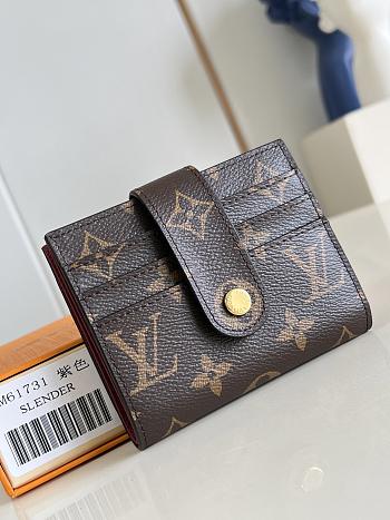 LOUIS VUITTON | Monogram card holder wallet 01