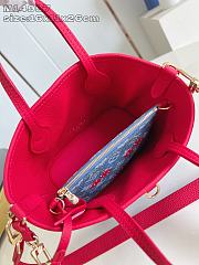  LV x TM Neverfull Inside Out BB bag Monogram Denim with cherry motif - 6