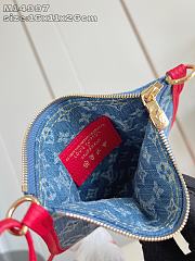  LV x TM Neverfull Inside Out BB bag Monogram Denim with cherry motif - 3