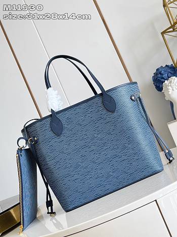 LOUIS VUITTON | Neverfull MM In Blue