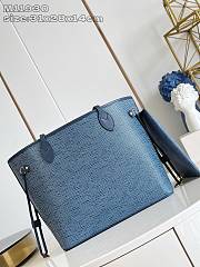 LOUIS VUITTON | Neverfull MM In Blue - 2
