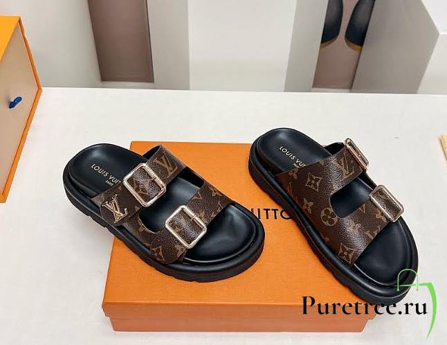 LOUIS VUITTON | Sandals In Monogram Brown - 1