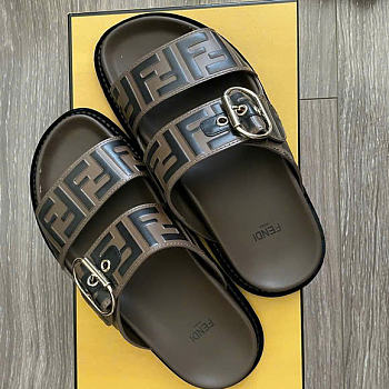 FENDI | Sandales spartiates In Gray 