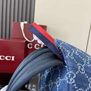 GUCCI | Children's GG backpack Blue and ivory GG denim - 6