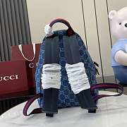GUCCI | Children's GG backpack Blue and ivory GG denim - 5