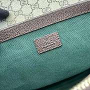GUCCI | Ophidia medium top handle bag beige and dark brown  - 2