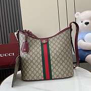 GUCCI | Ophidia large shoulder bag burgundy - 1