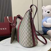 GUCCI | Ophidia large shoulder bag burgundy - 5