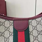 GUCCI | Ophidia large shoulder bag burgundy - 3