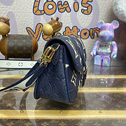 LOUIS VUITTON | Diane Monogram Empriente Leather Tourterelle Navy Blue - 6