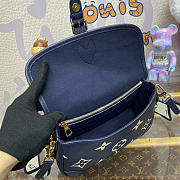 LOUIS VUITTON | Diane Monogram Empriente Leather Tourterelle Navy Blue - 5