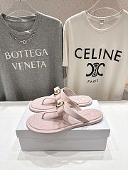VERSACE | Alia Rubber Flat Sandals In Pink 02 - 1