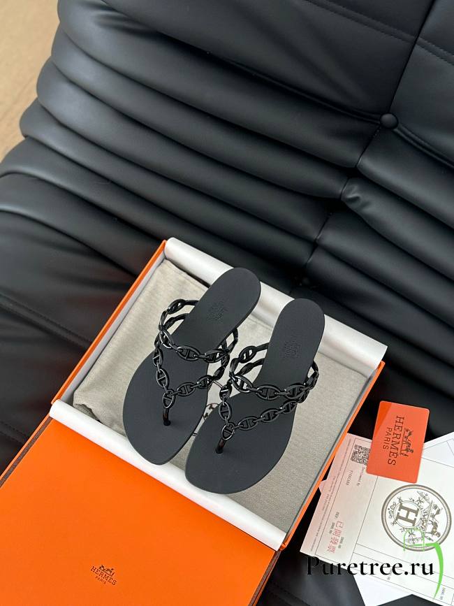 HERMES | Classic chain slippers 01 - 1