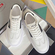 PRADA | Perforated leather sneakers In White - 2