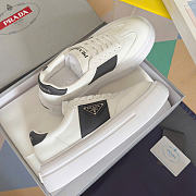 PRADA | Perforated leather sneakers In White - 6