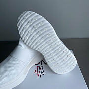 MONCLER | Socks Shoes Round Toe Thick Bottom Low In White - 4
