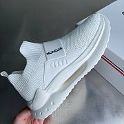 MONCLER | Socks Shoes Round Toe Thick Bottom Low In White - 2