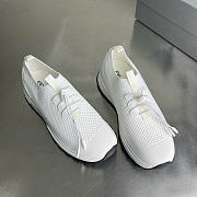 PRADA | Fabric round toe slip-on in white - 4