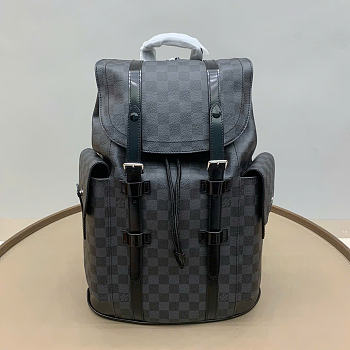 LOUIS VUITTON | Christopher MM Backpack Damier Graphite Canvas Material N41379