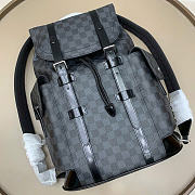LOUIS VUITTON | Christopher MM Backpack Damier Graphite Canvas Material N41379 - 4