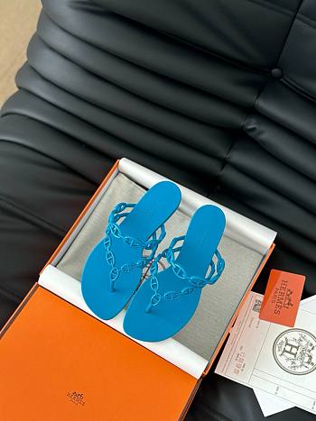HERMES | Classic chain slippers 04