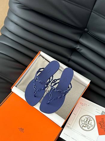 HERMES | Classic chain slippers 06