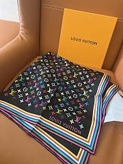 LVxTM Monogram Multicolor scarf in black - 6