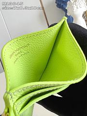 LOUIS VUITTON | Charms Card Holder Monogram Empreinte Leather In Green  - 4