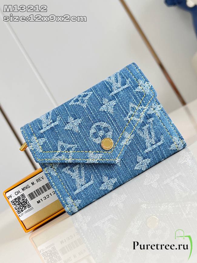 LOUIS VUITTON | Victorine Wallet Denim Blue M13212 - 1