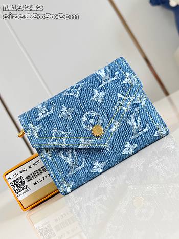 LOUIS VUITTON | Victorine Wallet Denim Blue M13212