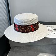 LOUIS VUITTON | Lujia new flat-top straw hat 01 - 6