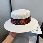 LOUIS VUITTON | Lujia new flat-top straw hat 01 - 3