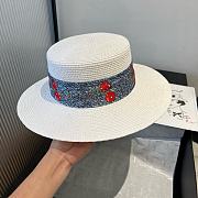 LOUIS VUITTON | Lujia new flat-top straw hat 02 - 5